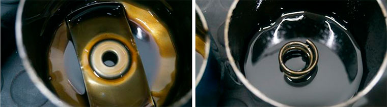 Фото 8, 9. Разная форма пружины