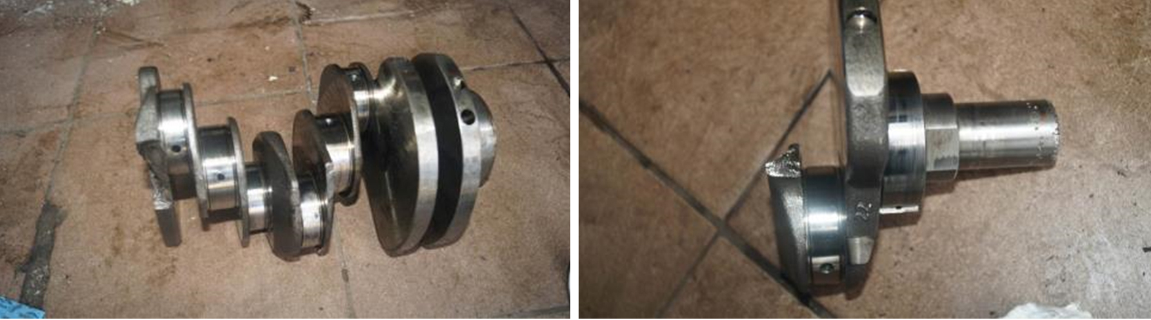 Автомобиль LAND ROVER Range Rover Sport – разрушение коленчатого вала