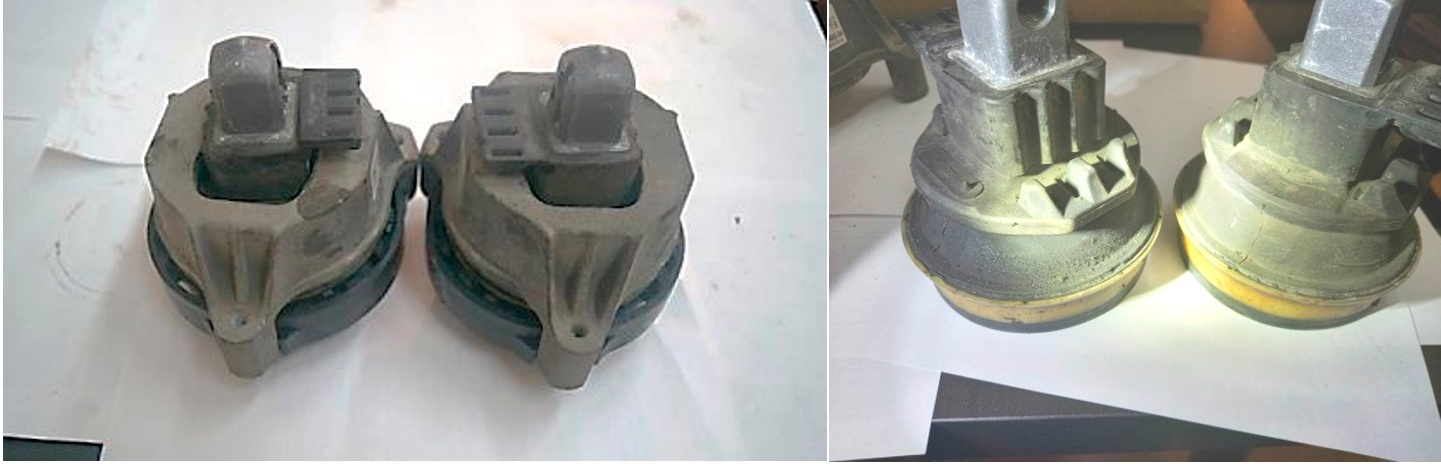 Фото 1,2. Опоры двигателя